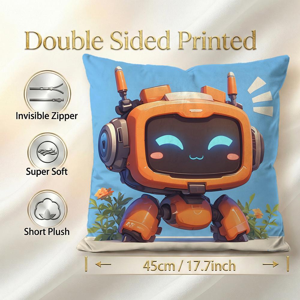 Scifi Love, Death & Robots Cushion Cover Cushion Cover Set 4Pcs 50X50 45X45 40X40 Pillowcase Decorative Sofa Home Decor
