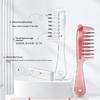 Unisex Essential Oil Applicator Massage Comb With Built In Reservoir Rolling Metal Teeth For Hair Beard Grooming Tool