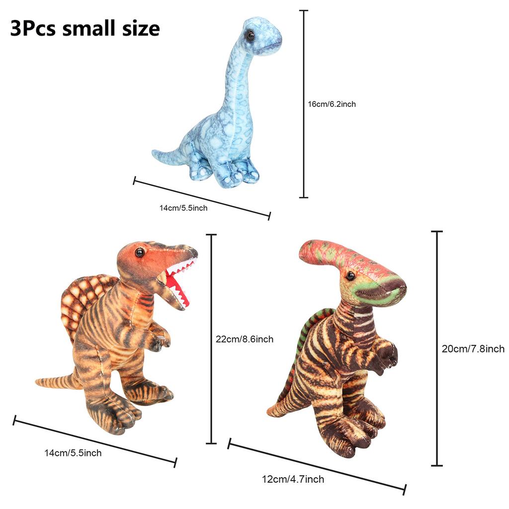 8 Zoll L T-Rex Dinosaurierspielzeug Grün Geburtstagszubehör Party Gartendeko Foto Requisite Jura-Thema Dekoration für Kinder & Erwachsene