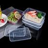 ZISIZ Disposable Round Takeaway Bowls with Lids