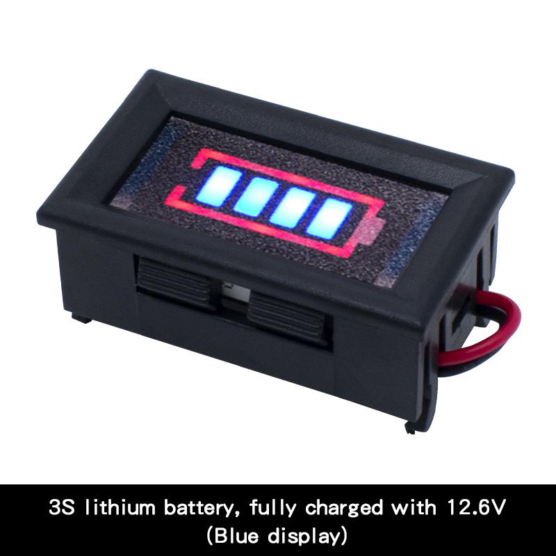 1S 2S 3S 4.2V 8.4V 12.6V 18650 Lithium Battery indicator board 4-60V Lead-acid 12V Automotive Battery Type Display Percentage