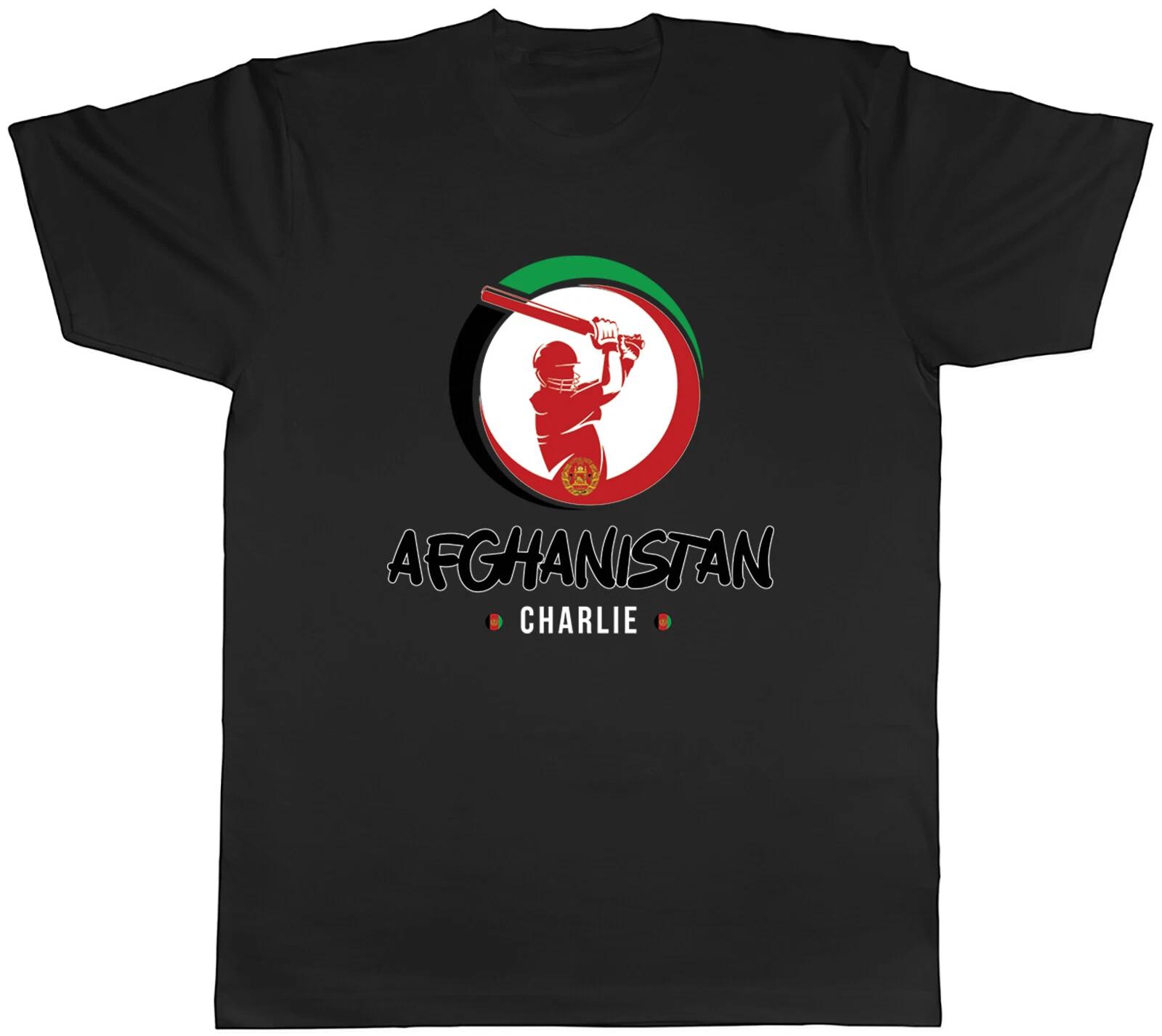 Personalised Afghanistan Cricket Batsman Men T-Shirt Cricketer Fan Supporter Tee XXL