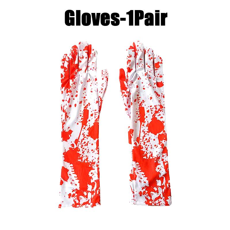 Halloween Cosplay Nurse Costume Socks Bloody High Stockings Women Stockings Blood Stained High Socks Halloween Over Knee Socks