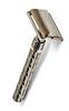 RJ SHOP Spade Double Edge Safety Razor for Men, Stainless Steel Shaving Machine, Classic Single blade razor, Silver finish. (5, blad) (SILVER-No.33