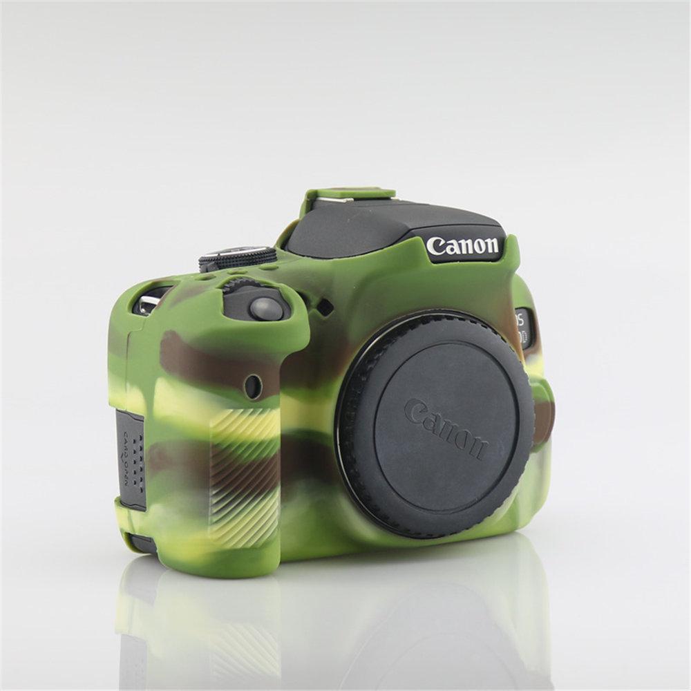 Soft Silicone Armor Camera Body Case For Canon EOS 750D 80D 800D 850D 1300D 1500D 200D 200D II Protective Skin Cover