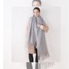 Winter Korean Style Scarves Pashmina  Wraps Female Cashmere Shawl Cashmere Scarves Solid Scarf