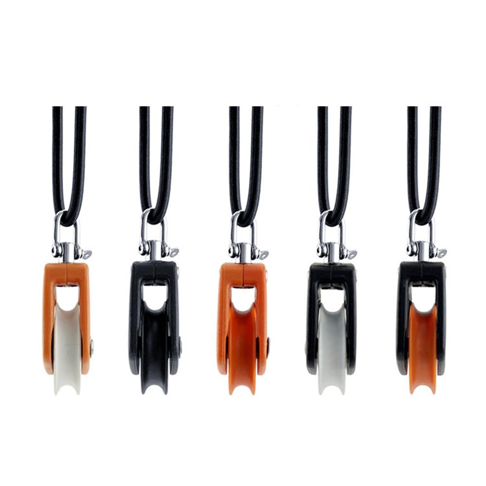 Segelboot-Flaschenzug, Nylon, Kran-Flaschenzug, Block, Heben, Einzel-Flaschenzug, drehbarer Segel-Flaschenzug