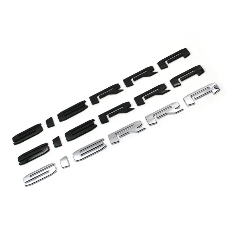Dgwxr9 SIERRA New Old Letter Logo Car Stickers for GMC Sierra Original Rear Boot Label Trunk Modified Accessories Decoration Decals