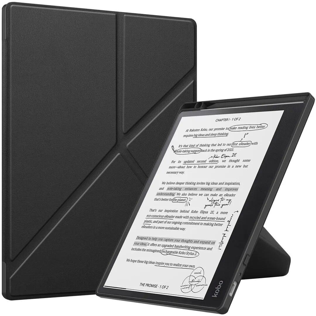 

Чехол для электронной книги Smart Sleep Cover для Kobo Elipsa 2E Чехол для Kobo Elipsa 2e (2023 год выпуска) 10,3 дюйма Kobo Elipsa 2E чёрный