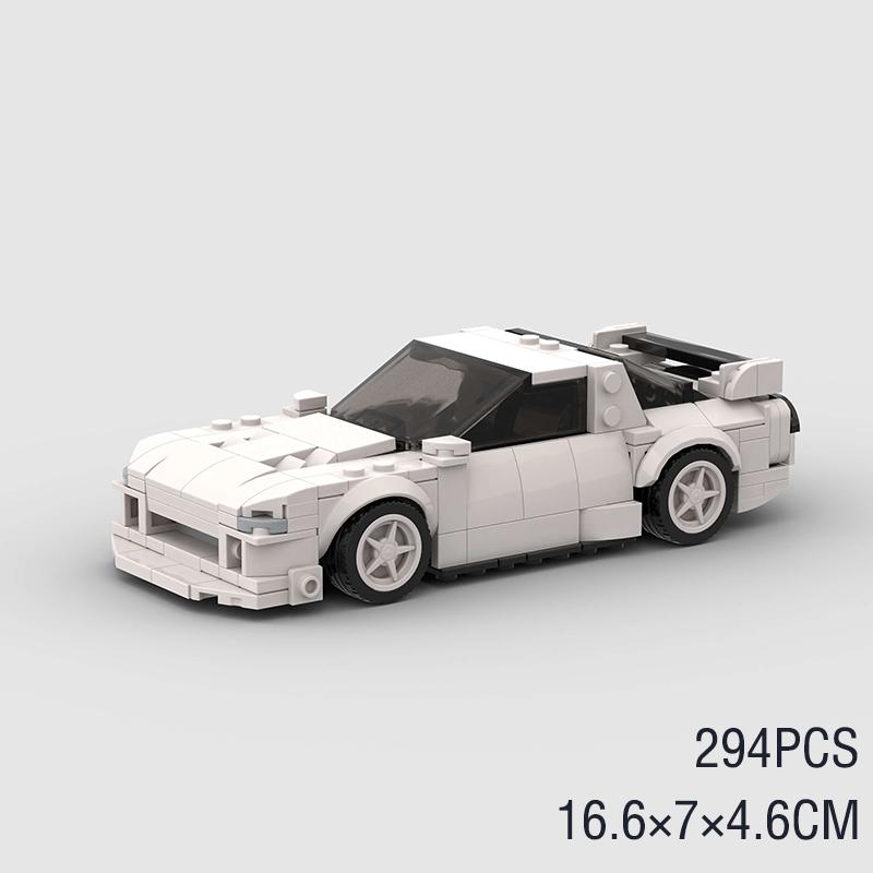 Moc F1 City Speed Sports Racing Car Building Blocks Brick R34 Rx-7 Vehicle Supercar Fast & Furious Mk4 Supra Kids Toys