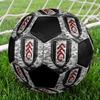 Fulham FC Size 5 Soccer Ball, Machine-Stitched PVC, Durable & High Bounce, All Ages Fit, Fan Merchandise, Matches & Outdoor Use.