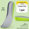 Universal Invisible Height-Boosting Insoles: Odor-Resistant, Breathable, Non-Collapsing, Super Soft for Men & Women, Ideal for Sports & Training