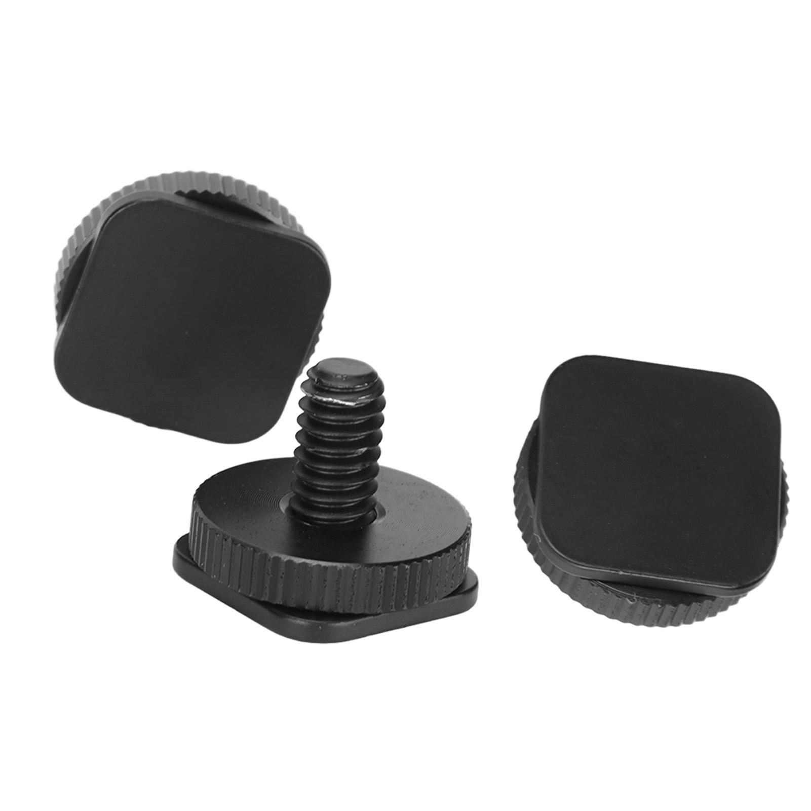 

3 Pieces 14in Tripod Mount Screw DSLR Camera Hot Cold Shoe Adapter Tool for Flashes Microphone LED