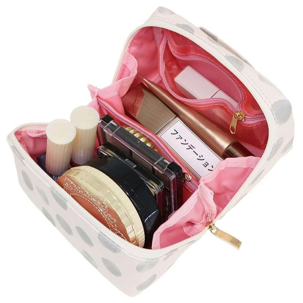 Pine Create for Makeup Dotted Soft Ivory Haos. Pacapo. Pouch,