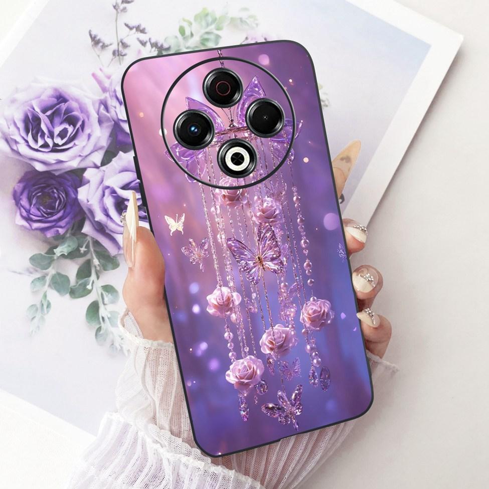 Case For Tecno Spark 30 4G Cover KL6 Cute Cat Fashion Butterfly Painted Casing For Techno Spark 30 Bumper