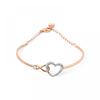 Swarovski 5518869 Hyperbola Heart Infinity Bangle Medium Bracelet