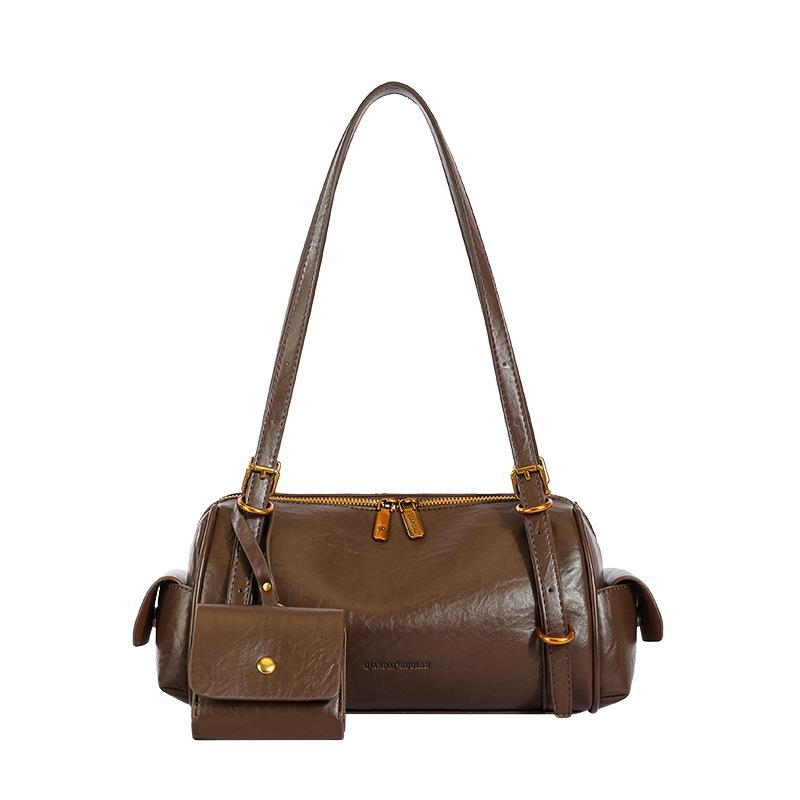 Single Shoulder Bag, New European and American Fashion Commuting Bag, Large Capacity Daily Versatile Armpit Bag