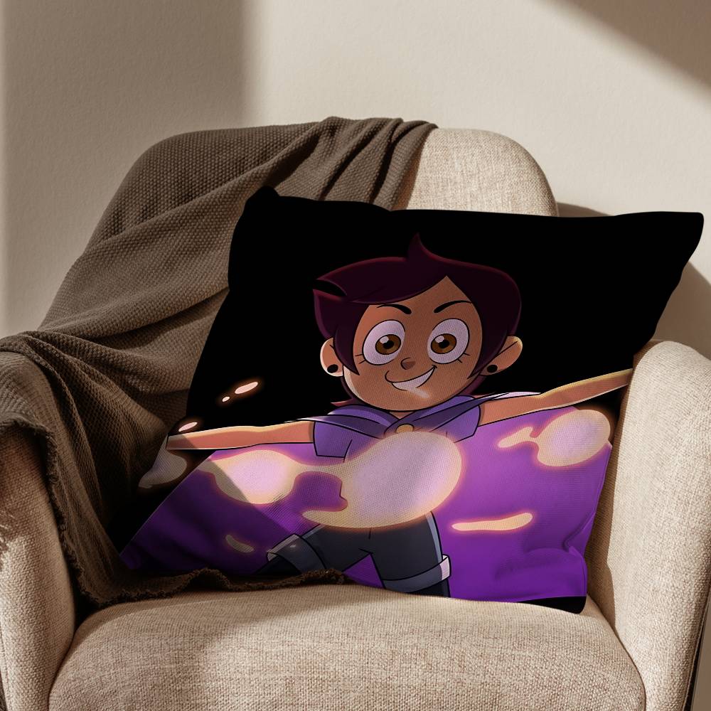 COOL L-Luz T-The Owl House Cushion Cover Suitable For Sofa Car Bedroom Office Cushions Decorative Pillow Case