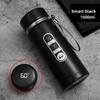 1000ml Metal ThermosCup Smart Display Temperature Leakproof Stainless Steel Thermos Cup Suitable for Home/office/outdoor Thermos