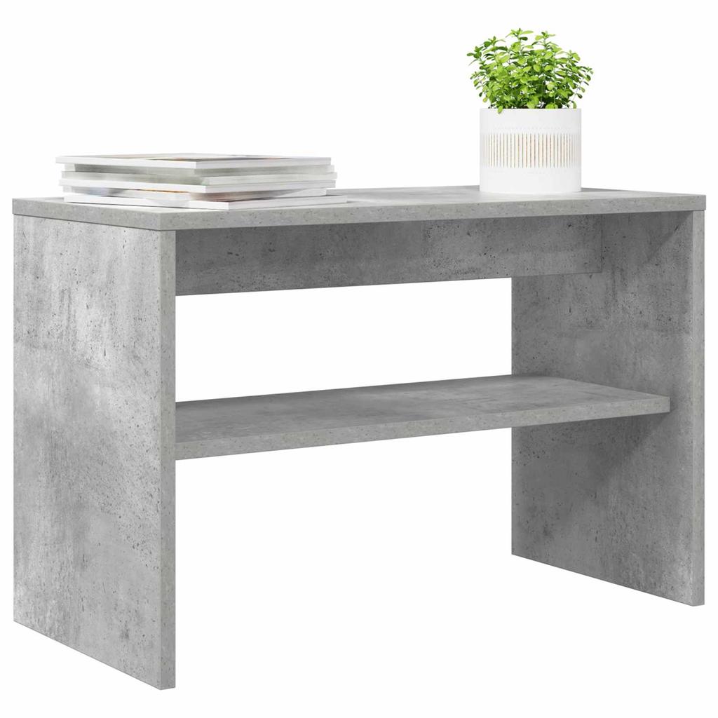 TV Stand 60 x 30 x 40 cm Concrete Grey Engineered Wood
