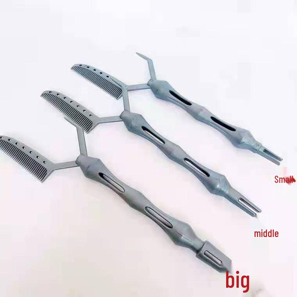 Hairdressing Positioning Perming Comb for Curling and Styling