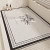 Bathroom Rugs,No Slip Bath Rugs,Quick Dry,Machine Washable,Low Pile,Absorbent,Shower Outside,Sink,Home Decor Accessories