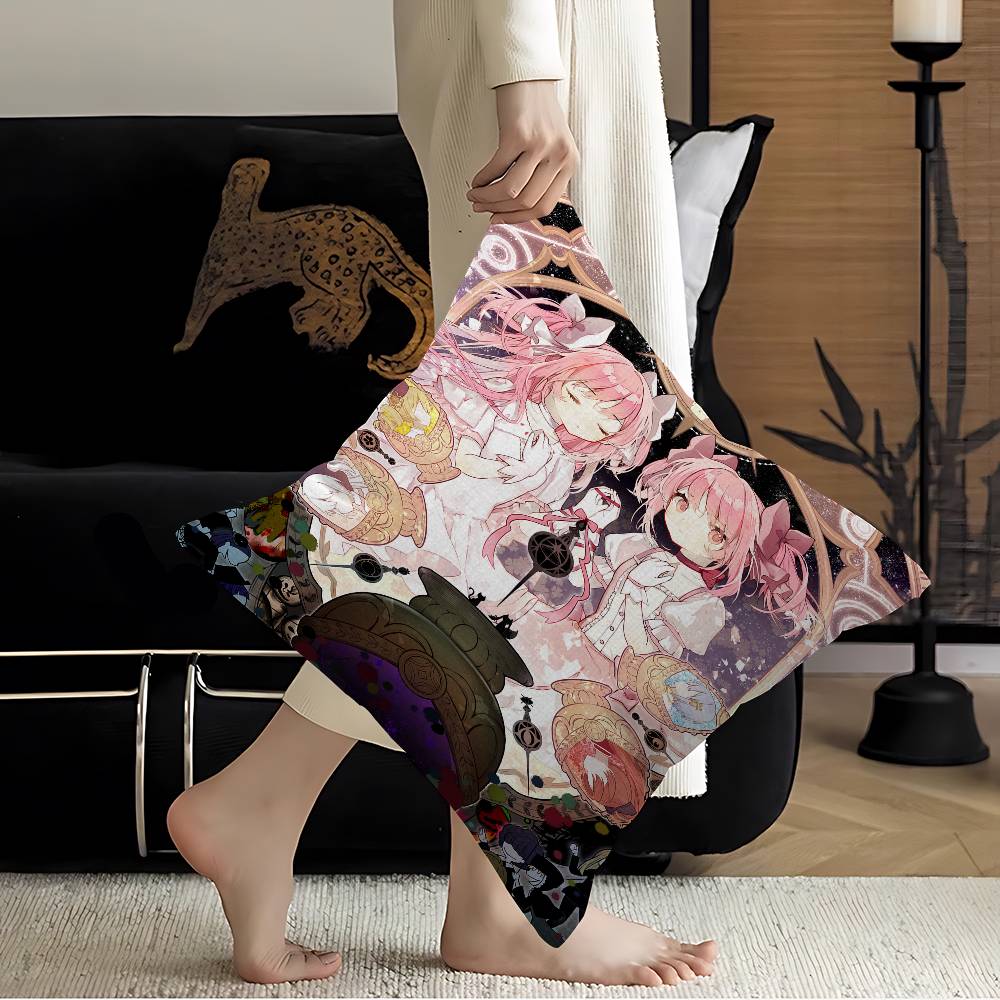 Cartoon Puella Magi Madoka Magica Kissenbezug Design Kissenbezug Deko Feiertagsdeko