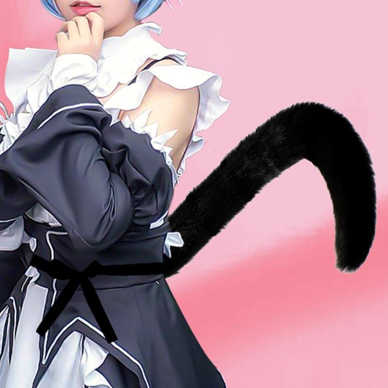 Foxes Tail Cats Tail Furs Plush Foxes Tail Cosplays Carnivals Party Christmas Animes Accessorise Halloween Costumes