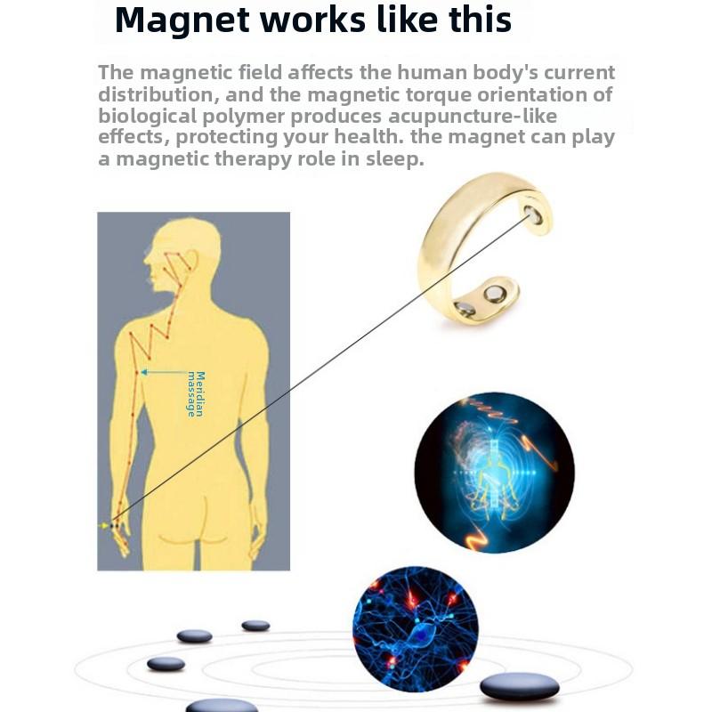 Durable And Safe Anti Snoring Device Ring Magnetic Therapy Acupressure Treatment Against Finger Ring Anti Snore Sleep Aid For Snoring