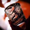 Dragon Edo Kiriko Glass Hand Cut Crystal Glass Chinese Loong Pattern Whisky Cup Black Color Top Quality Wineglass Premium Gift
