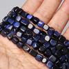 Natural Stone Square Cube Agates Beads Charm Loose Spacer Beads 6-8mm Jewelry Making Accessories Beadwork DIY Necklace Bracelets