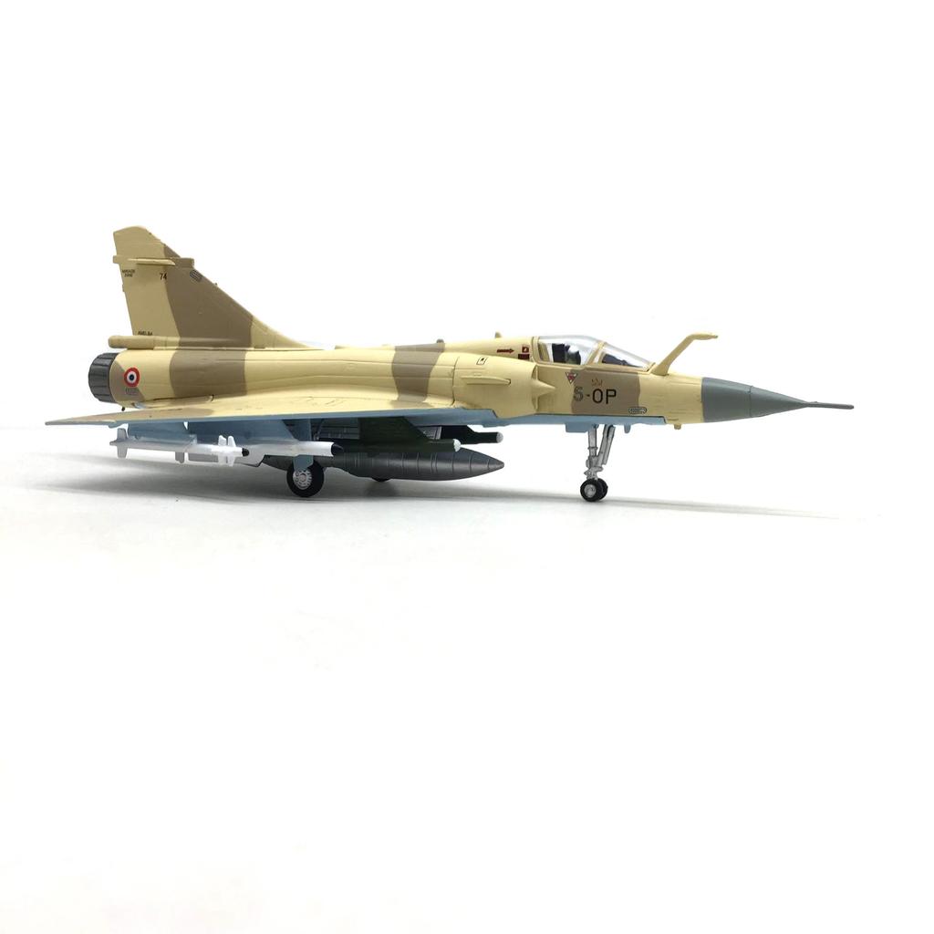 1/100 Scale Fighter French Air Force Mirage 2000 Models Aircraft Adult Children Toys for Display Show