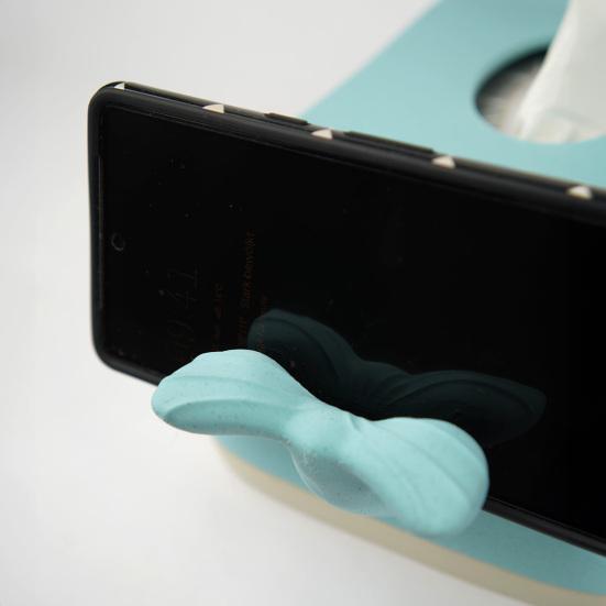 Tissue Box Cover Large Capacity Easy To Install Creative Whale Shaped 3D Printed Tissue Case Paper Holder