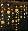 Pendant Ornaments Christmas Decorations for Home New Year 400cm Twinkle Star Snowflake Paper Garlands Christmas