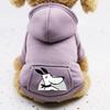 Autumn/Winter Hooded Sporty Pocket Sweatshirt for Dogs and Cats