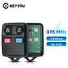 KEYYOU 3/4 Buttons Remote Car Key Shell Transit Keyless Entry Fob 315MHz For Ford Mazda Remote Control Clicker Transmitter