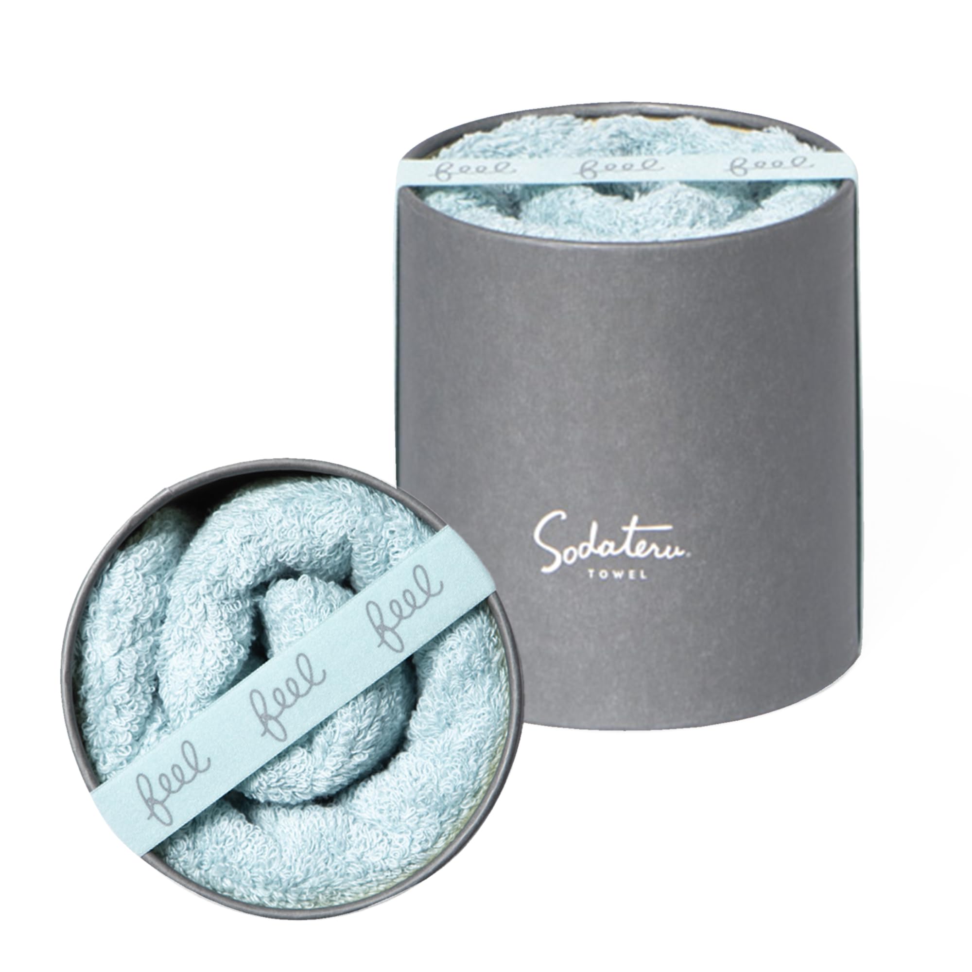 

Feel Sodateru Towel Face Fog 34 x Boxed Towel, Blue, 85cm, 100% Cotton, (SD-FEEL-FFB)