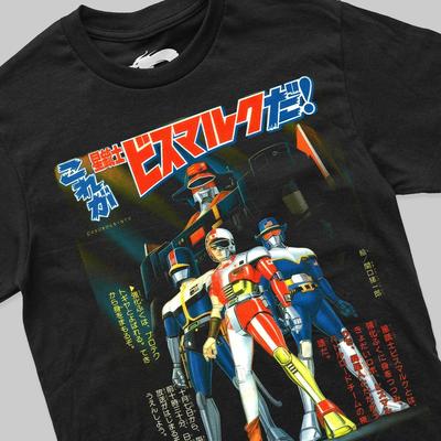 T-shirt 100% Cotone Magliette Uomo Top con Motivo Saber Rider Ramrod Colt Fireball Anime Cartoni Animati Retro Con