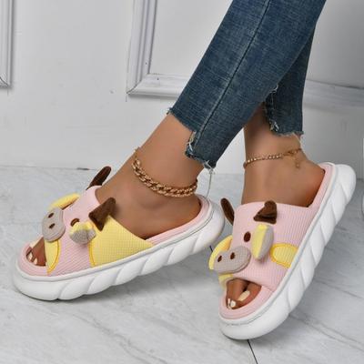Fashion Cozy Slippers Women Indoor Cute Lightweight Women Sandals Shoes Fashion Cartoon Casual Slides Soft Big Size Sandal for Women