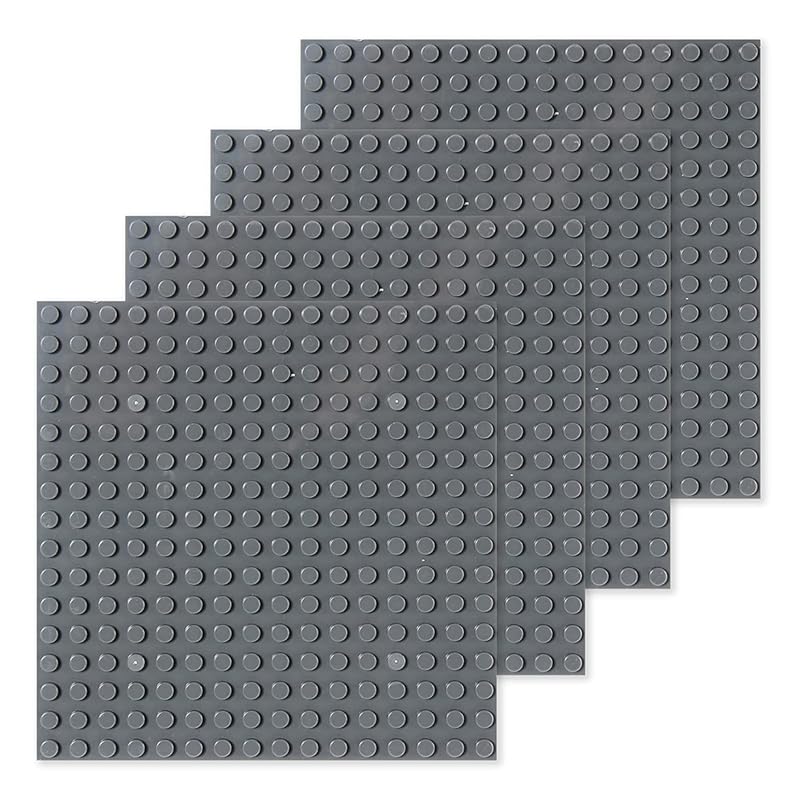 

INIBUD Класична сумісна базова пластина, 16x16 точок, двостороння (Сірий x 4)