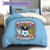 Coventry City Muster Bettwäsche Steppdecke Set Heimdekoration Geschenk (1 Bettbezug + 2 Kissenbezüge (ohne Füllung)).xwn
