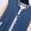 Men's Spring and Autumn Baseball Uniform Casual All-match Men's Cardigan Jacket Color Matching Sports Trousers Suit