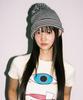 WEBHOUSE Twister Star Stripe Foam Beanie - Black