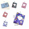 Heart-shaped Hollow Photo Album Printed Idol Album Holder INS 3 inch Photo Album  School Stationery