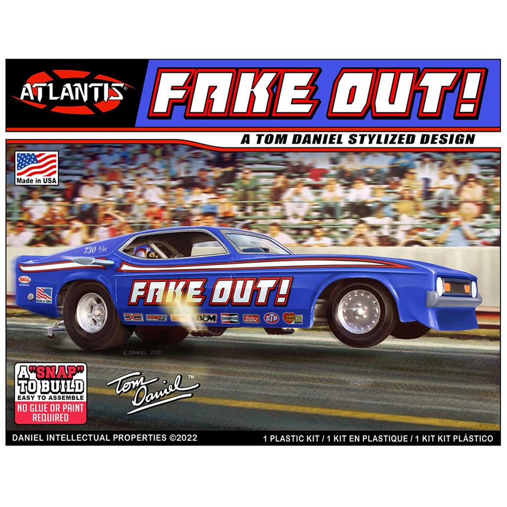 Atlantis Model Tom Daniel Funny Car Fake Plastic Model ATLAMCM8275 1/32 Out!