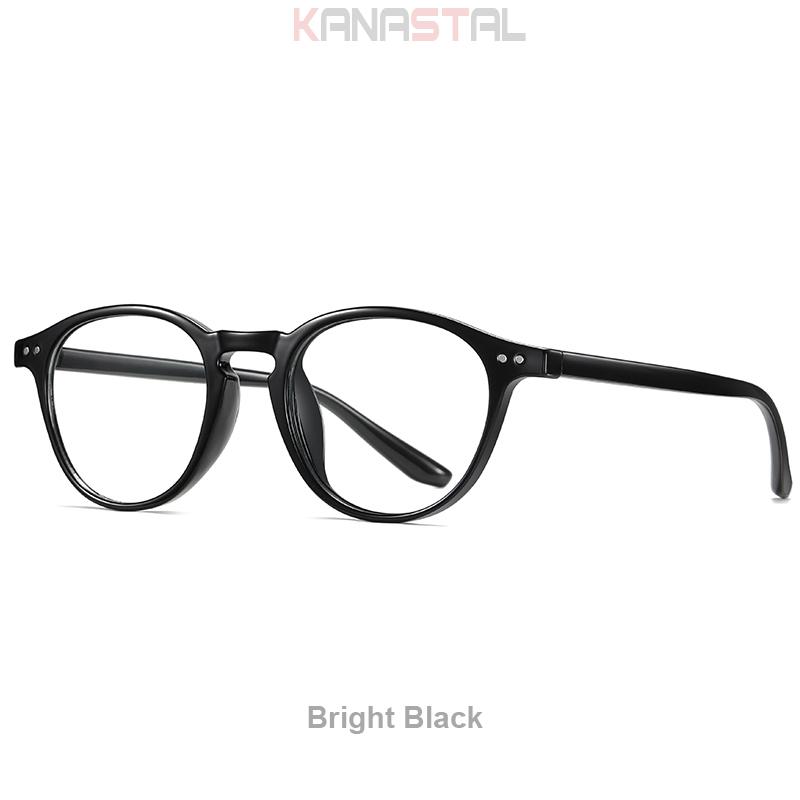 Women Blue Light Blocking Glasses Men Anti Fatigue Lens Computer TR90 Round Eyeglasses Frame Prescription Reading Myopia Eyewear