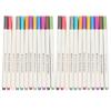 24Pcs Metallic Marker Pens 24 Colors for Photo Album Black Paper Card Making Rock Art Painting