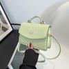 PU Versatile and Fashionable Portable Small Square Bag Single Shoulder Crossbody Bag Luxury Designer Handbag AVE