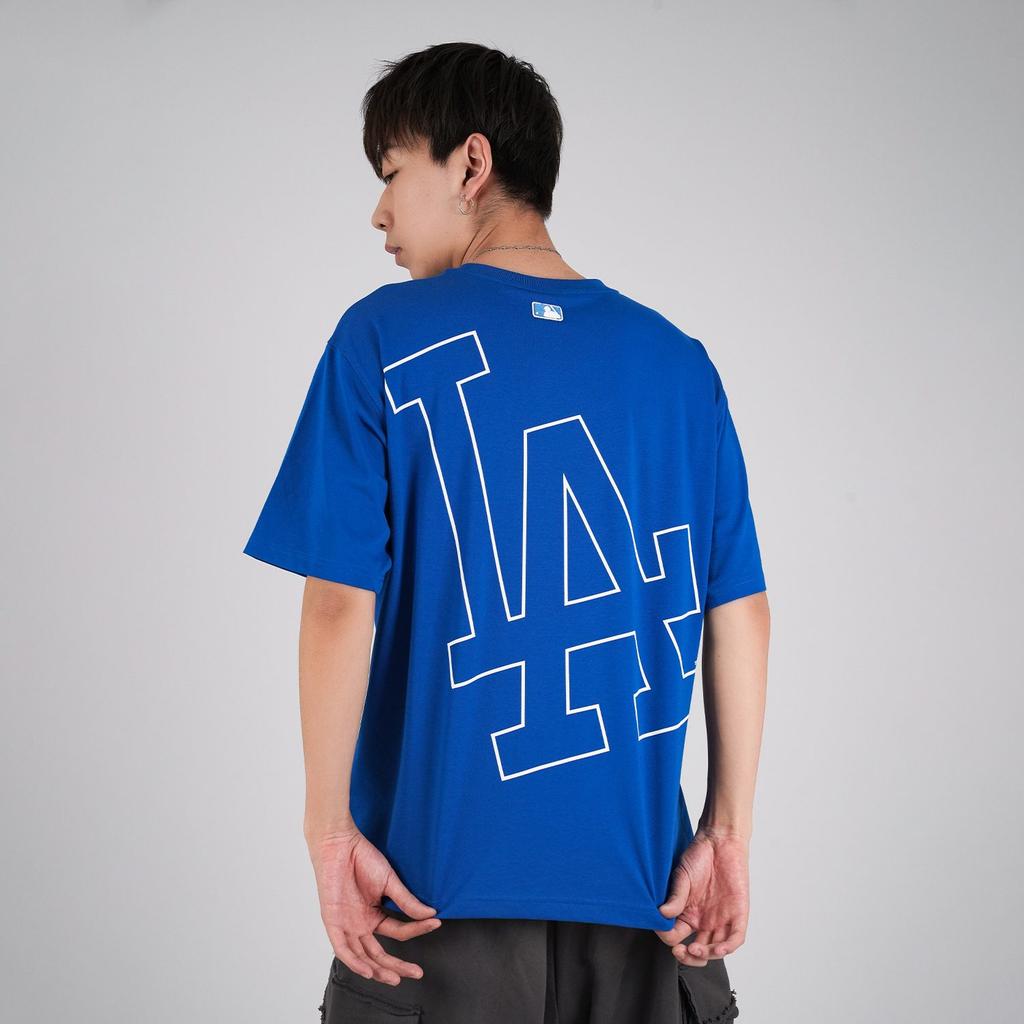 MLB T Shirts Unisex Blue Crew Neck Moderate Straight Fit 31TS33131-07U