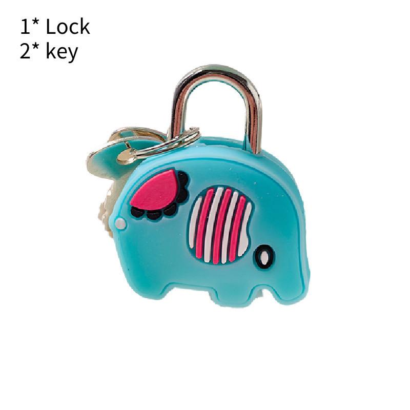 Colorful Cartoon Luggage Lock Mini Lock For Students Diaries And Zippers